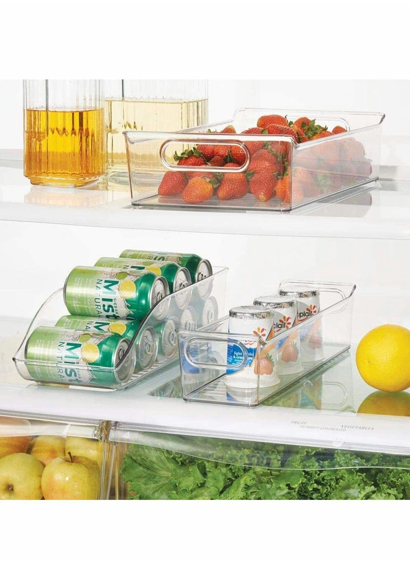 Generic - Can Organiser Storage Container,  Can Holder Clear Pantry Organisers Practical Kitchen Storage Container Box BPA-free for Fridge and Pantry Space, Practical Fridge Storage for Drinks Food - Image 1