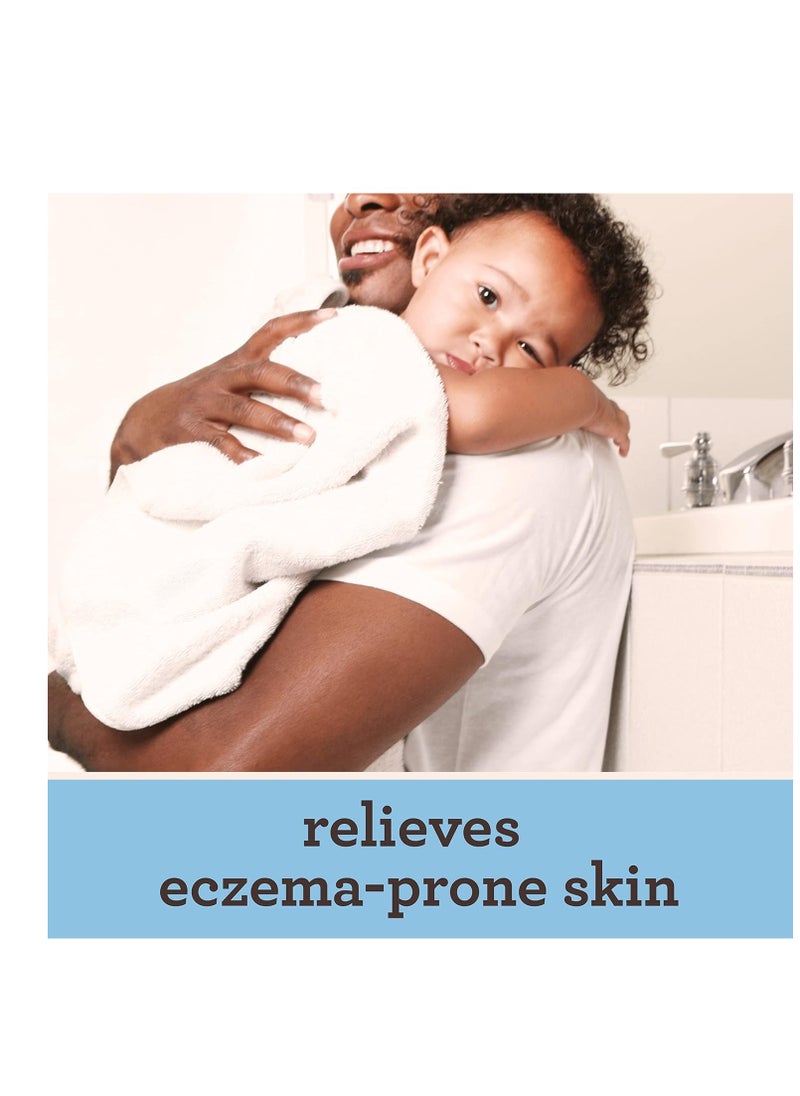 Aveeno Baby كريم ترطيب علاج الإكزيما للأطفال من أفينو، دقيق الشوفان الغروي الطبيعي وفيتامين ب5، كريم الإكزيما للأطفال للبشرة الجافة والحكة والمتهيجة بسبب الإكزيما، خالٍ من البارابين والستيرويد، 5 أونصة قد تختلف العبوة  - Image 4