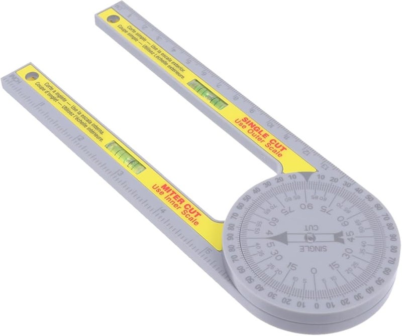 ستوبوك 360 درجة مسطرة قياس زاوية ميتري أفقية مقياس ميتري للبناء - Image 2