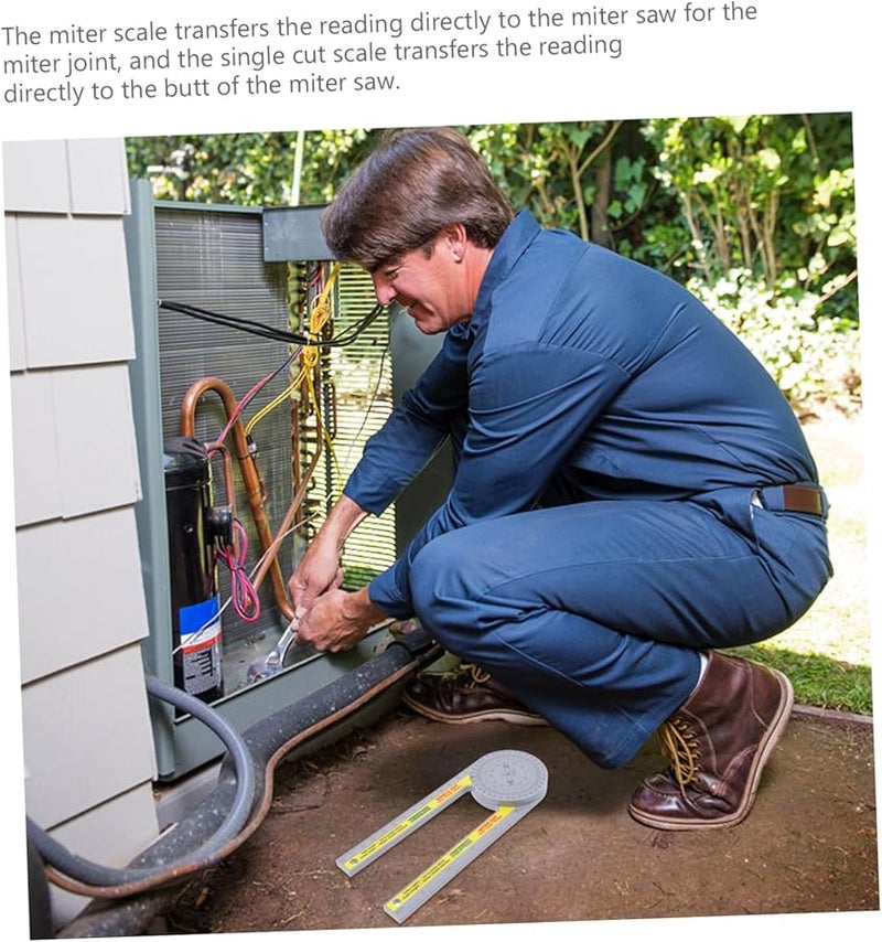 ستوبوك 360 درجة مسطرة قياس زاوية ميتري أفقية مقياس ميتري للبناء - Image 3