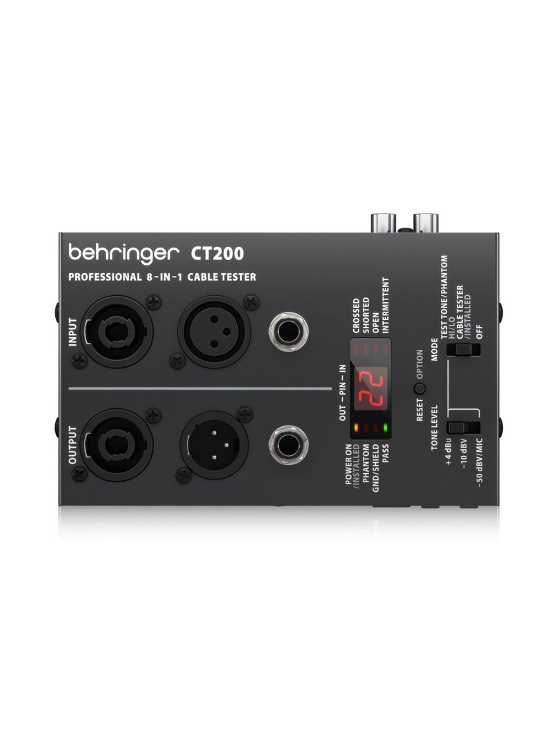 Behringer Microprocessor-Controlled 8-in-1 Cable Tester