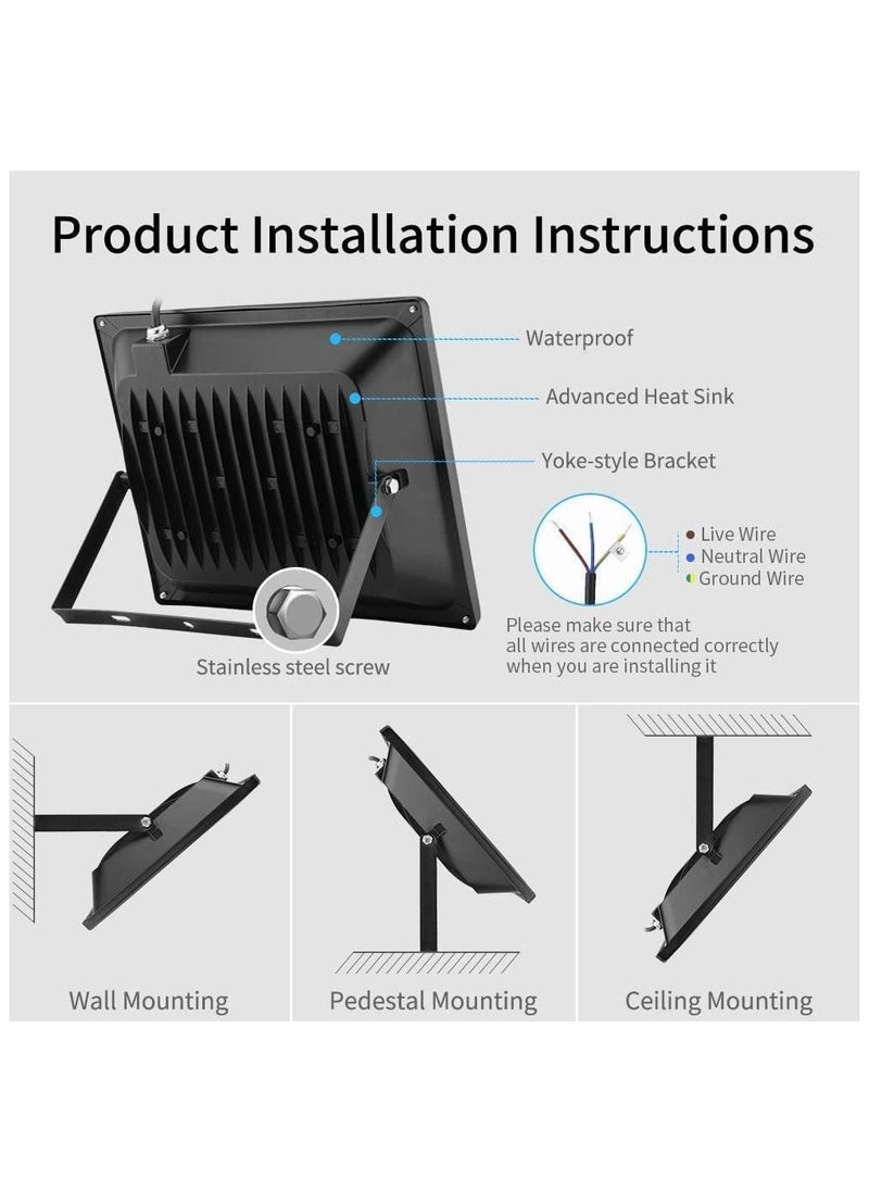 cairo light LED Flood Light 50W Waterproof ( Light Warm ) - Cairo Light  - Image 4