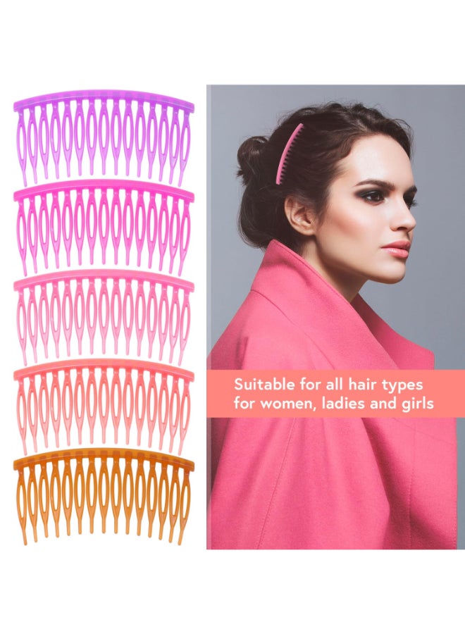 MaryLavender MARY LAVENDER Side Hair Combs for Bangs French Twist and Decorative Styling 10pcs Hair Accessories for Women and Girls - Image 4