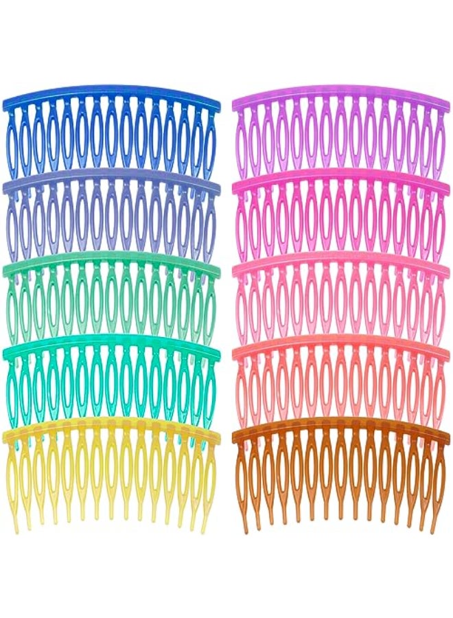 MaryLavender MARY LAVENDER Side Hair Combs for Bangs French Twist and Decorative Styling 10pcs Hair Accessories for Women and Girls - Image 1