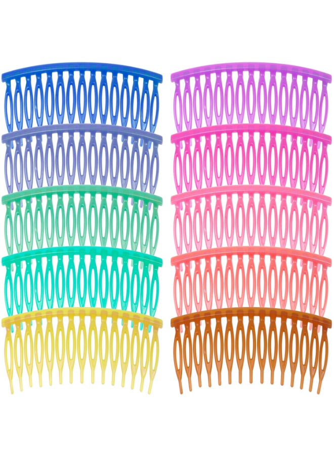 MaryLavender MARY LAVENDER Side Hair Combs for Bangs French Twist and Decorative Styling 10pcs Hair Accessories for Women and Girls - Image 2