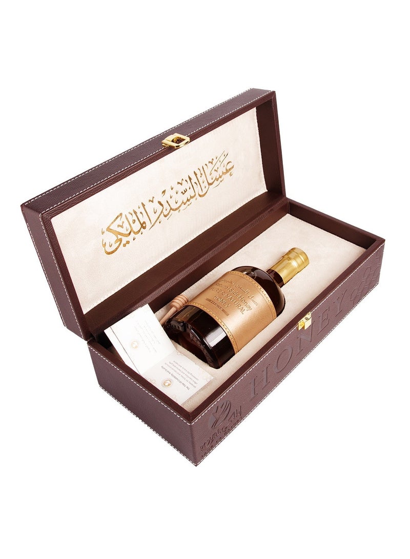 الملكي رويال عسل السدر الإماراتي مع حقيبة جلدية 550 غ – هدية فاخرة - Image 2