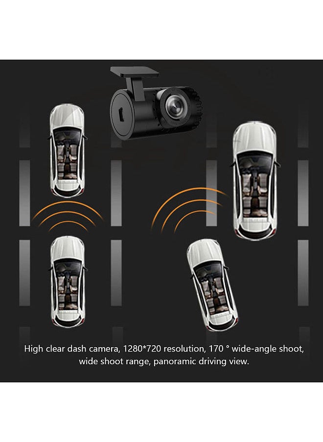 Generic - USB Dash Camera Car Android Navigation Driving Recorder DVR Dashboard Camera with ADAS Assisted System 170° Wide Angle Support Night Vision Loop Recording - Image 1