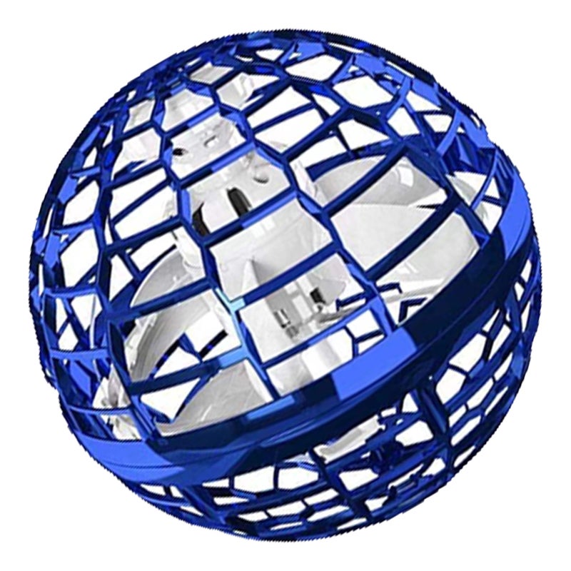 9.5cm Flying Spinner Interactive LED Light Quickly Charging Rotatable Flying Ball Toys for Outdoor - Image 2