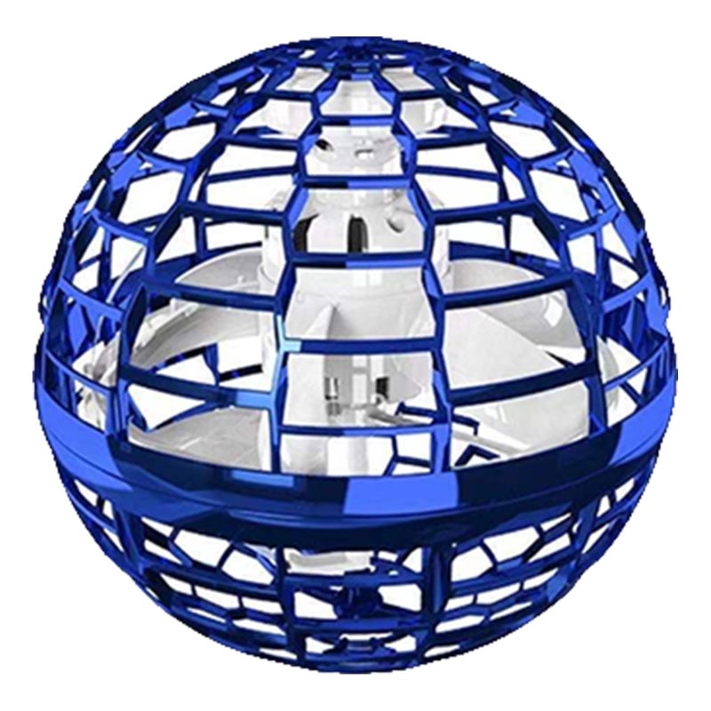 9.5cm Flying Spinner Interactive LED Light Quickly Charging Rotatable Flying Ball Toys for Outdoor - Image 1