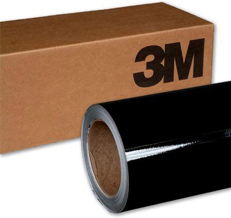 3M 2080 G12 Gloss Black Car Wrap Vinyl Film - 5ft x 3ft (15 Sq/ft) - Image 1