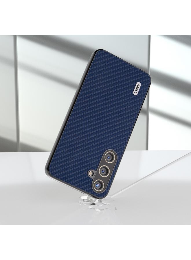 S-TOP Case For Samsung Galaxy S24+ 5G ABEEL Carbon Fiber Texture Protective Phone Case - Image 2