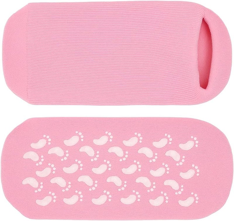 Fitto Moisturizing Spa Gel Socks and Gloves Set - Premium Hydrating Gel Lined Socks and Gloves for Dry, Cracked Hands and Feet | Anti-Slip, Deep Moisturizing, Reusable Spa Treatment at Home - Image 1