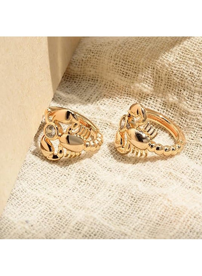 ميفيكو المرأة هاجي أقراط الذهب هوب 14K الذهب شغل صغيرة بسيطة اليدوية هيبوالرجينيك مجوهرات يومية - Image 5