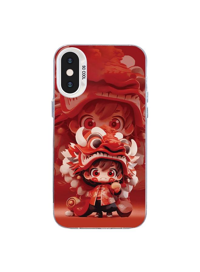 S-TOP Case For iPhone XS Max Christmas Series PC Full Coverage Pattern Phone Case - Image 1