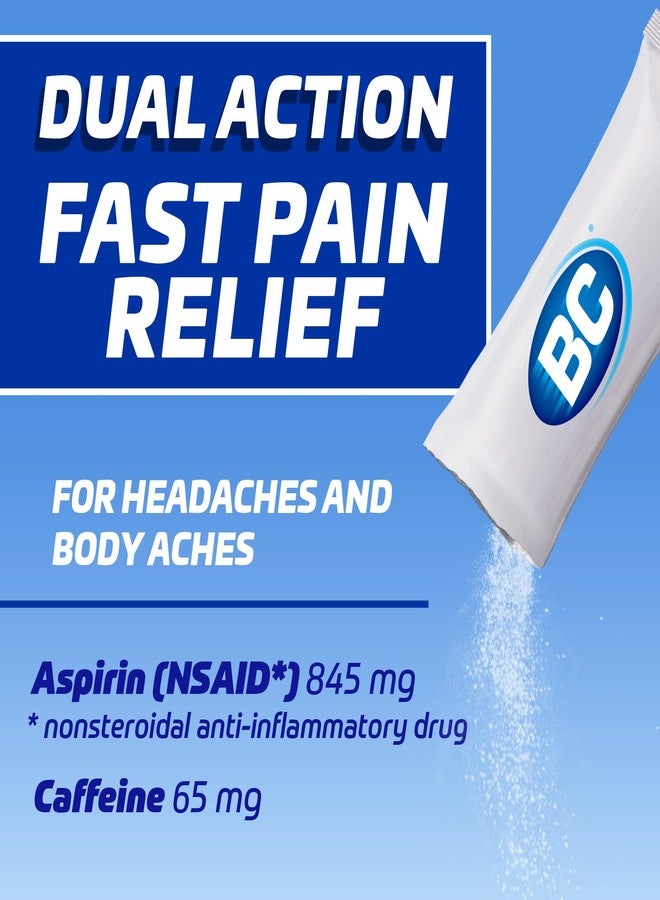 BC Powder Original Strength Pain Reliever, Aspirin Dissolve Packs, 50 Count - Image 2