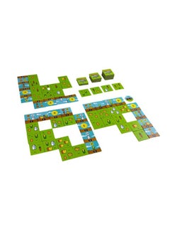 blue orange Downtown Farmer'S Market Family Strategy Game  - Image 3