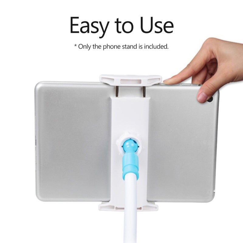 Live Streaming Phone Stand: 3.5 To 10.5 Inch Anti-skid Elastic Silica Gel Clip - Broad Compatibility Video Holder For Online Teaching, Home Video Watching - Image 4