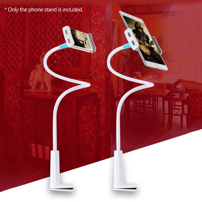 Live Streaming Phone Stand: 3.5 To 10.5 Inch Anti-skid Elastic Silica Gel Clip - Broad Compatibility Video Holder For Online Teaching, Home Video Watching - Image 5