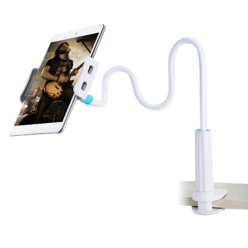 Live Streaming Phone Stand: 3.5 To 10.5 Inch Anti-skid Elastic Silica Gel Clip - Broad Compatibility Video Holder For Online Teaching, Home Video Watching - Image 2