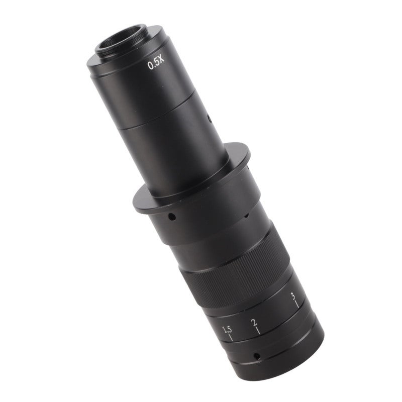 Microscope Lens: 0.7-4.5X Objective Magnification (10-180X On Monitor), 125mm Working Distance, Adjustable Magnification - High-definition Imaging, Durable Alloy Construction, Zoom Lens for Electronic - Image 4