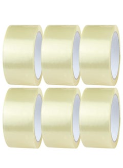cleaning superstore Win Clear Packing Tape 2 inches 50 yards 6 Rolls +1 Dispenser  - Image 3