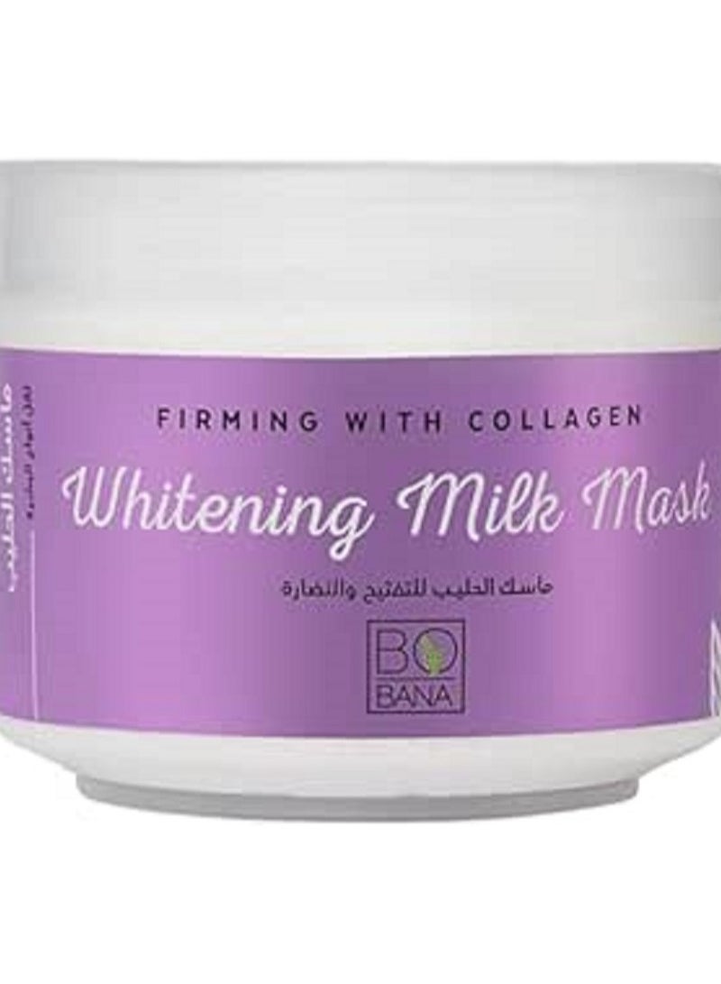 بوبانا Ù‚Ù†Ø§Ø¹ Ø¨ÙˆØ¨Ø§Ù†Ø§ Ù„ØªØ¨ÙŠÙŠØ¶ Ø§Ù„Ø¨Ø´Ø±Ø© Ø¨Ø§Ù„Ø­Ù„ÙŠØ¨ ÙˆØ´Ø¯ Ø§Ù„Ø¨Ø´Ø±Ø© Ø¨Ø§Ù„ÙƒÙˆÙ„Ø§Ø¬ÙŠÙ†ØŒ 250 Ø¬Ù… - Image 1