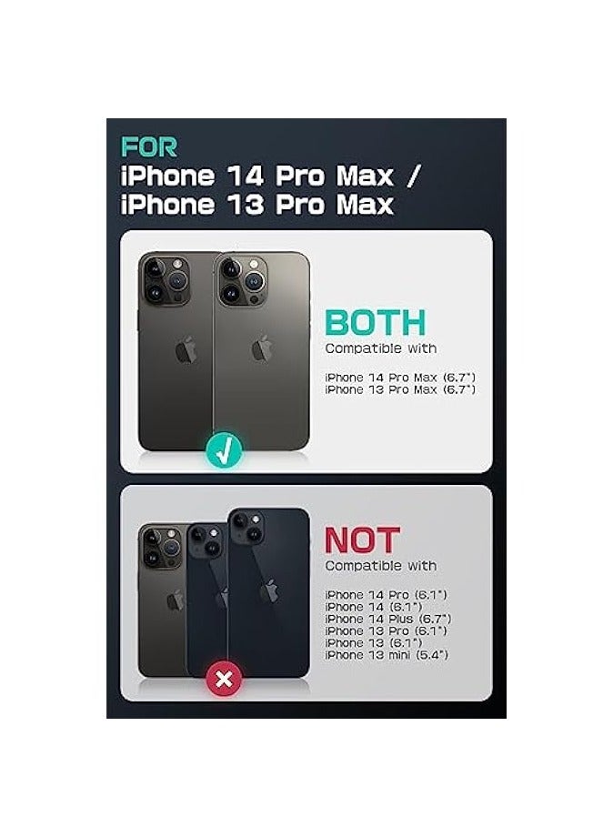 SUPCASE [UB Mag XT] Case Designed For iPhone 14 Pro Max/iPhone 13 Pro Max Case with Camera Cover, [Compatible with MagSafe] Full Body Rugged Case with Built-in Kickstand & Belt-Clip - Tilt - Image 2