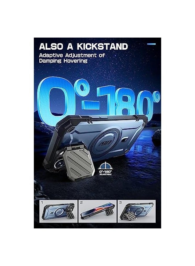 SUPCASE [UB Mag XT] Case Designed For iPhone 14 Pro Max/iPhone 13 Pro Max Case with Camera Cover, [Compatible with MagSafe] Full Body Rugged Case with Built-in Kickstand & Belt-Clip - Tilt - Image 4