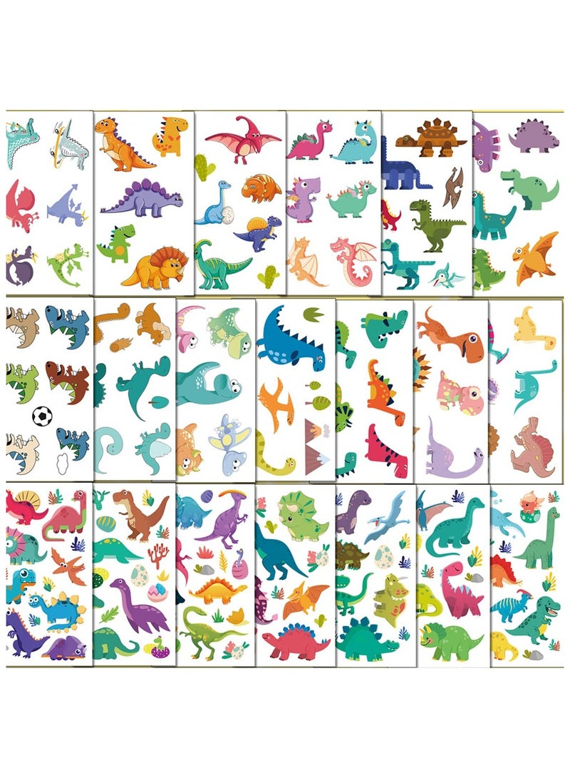 ORAINBOW Dinosaur Temporary Tattoos for Kids 130 Styles Unique Dinosaur Tattoo Stickers for Boys Girls Birthday Party Favors Rewards - Image 2