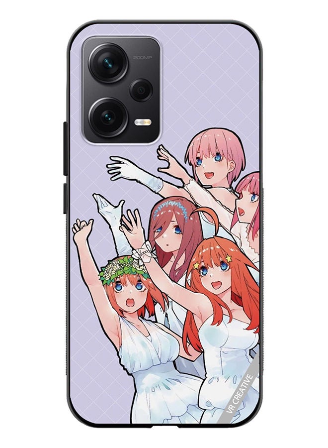 VR CREATIVE Protective Case Cover For Xiaomi Redmi Note 12 Discovery Go Toubun No Hanayom Design Multicolour - Image 1