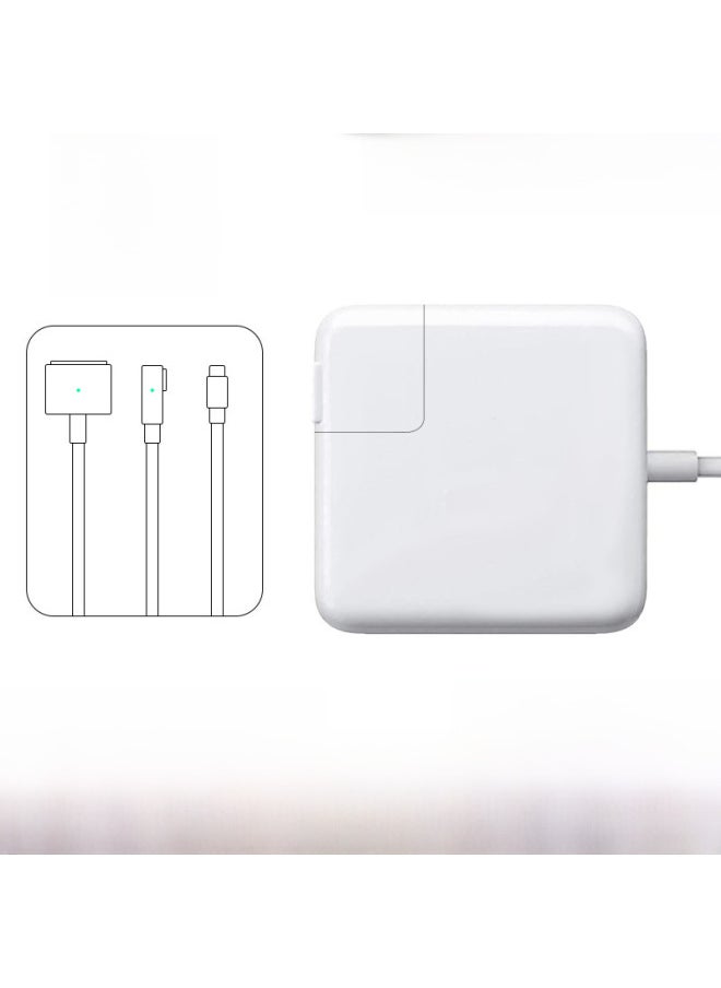 Generic - 45W60W85W For Apple Macbook Laptop Power Adapter CCC Standard Computer Charger-Color:White-Specifications:Central Gauge 85W L - Image 1