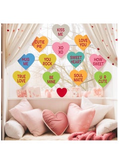 Valentine Conversation Hearts Decor - Pack of 12 | Conversation Hearts Decorations - pzsku/Z0634EFA7566C2C1E315DZ/45/_/1734345979/3ec780e8-df84-4156-a52b-9ba34cf34a15