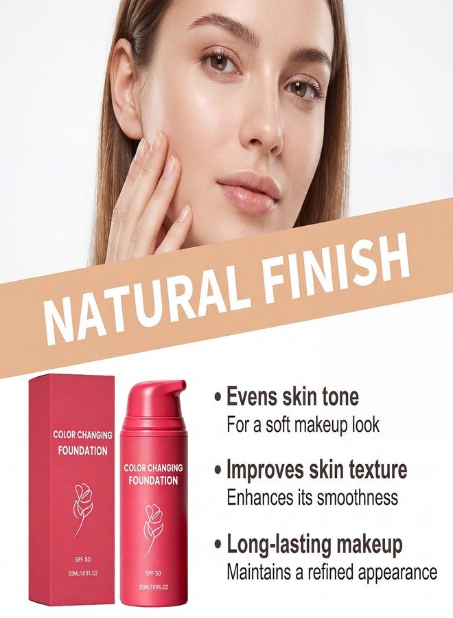 wenfeng Korean Color Changing Auto Adjusting Tone Foundation for Mature Skin - Image 2