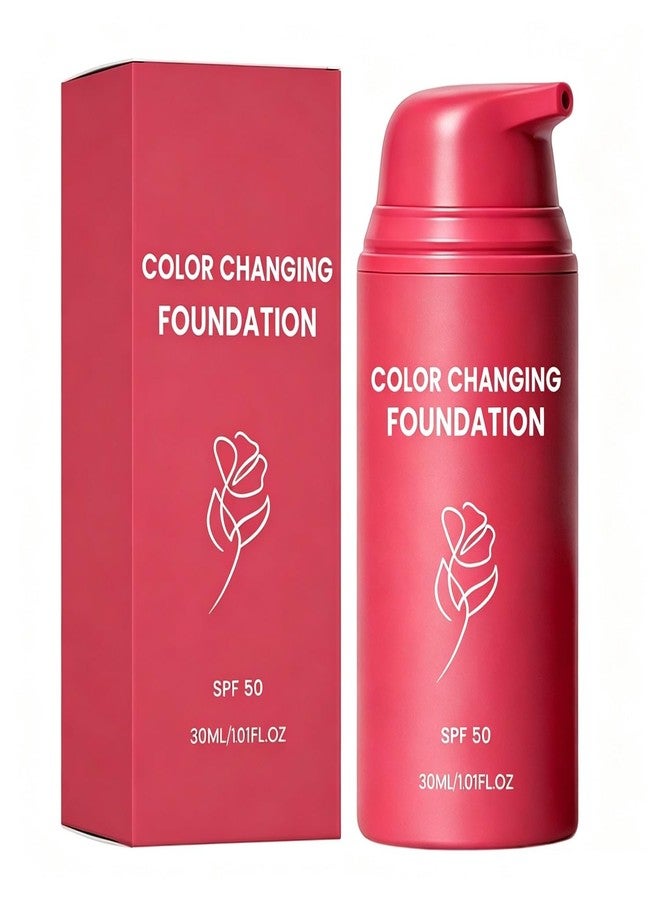 wenfeng Korean Color Changing Auto Adjusting Tone Foundation for Mature Skin - Image 1