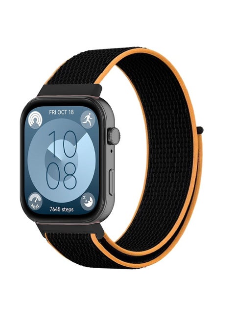 Suitable for Huawei Watch Fit 3/Fit 4/Fit 4 Pro Velcro Nylon Loop Strap