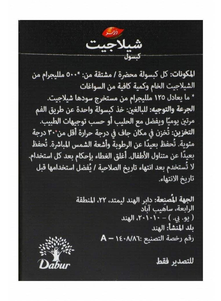 Dabur Shilajit 30 Caps - Image 3