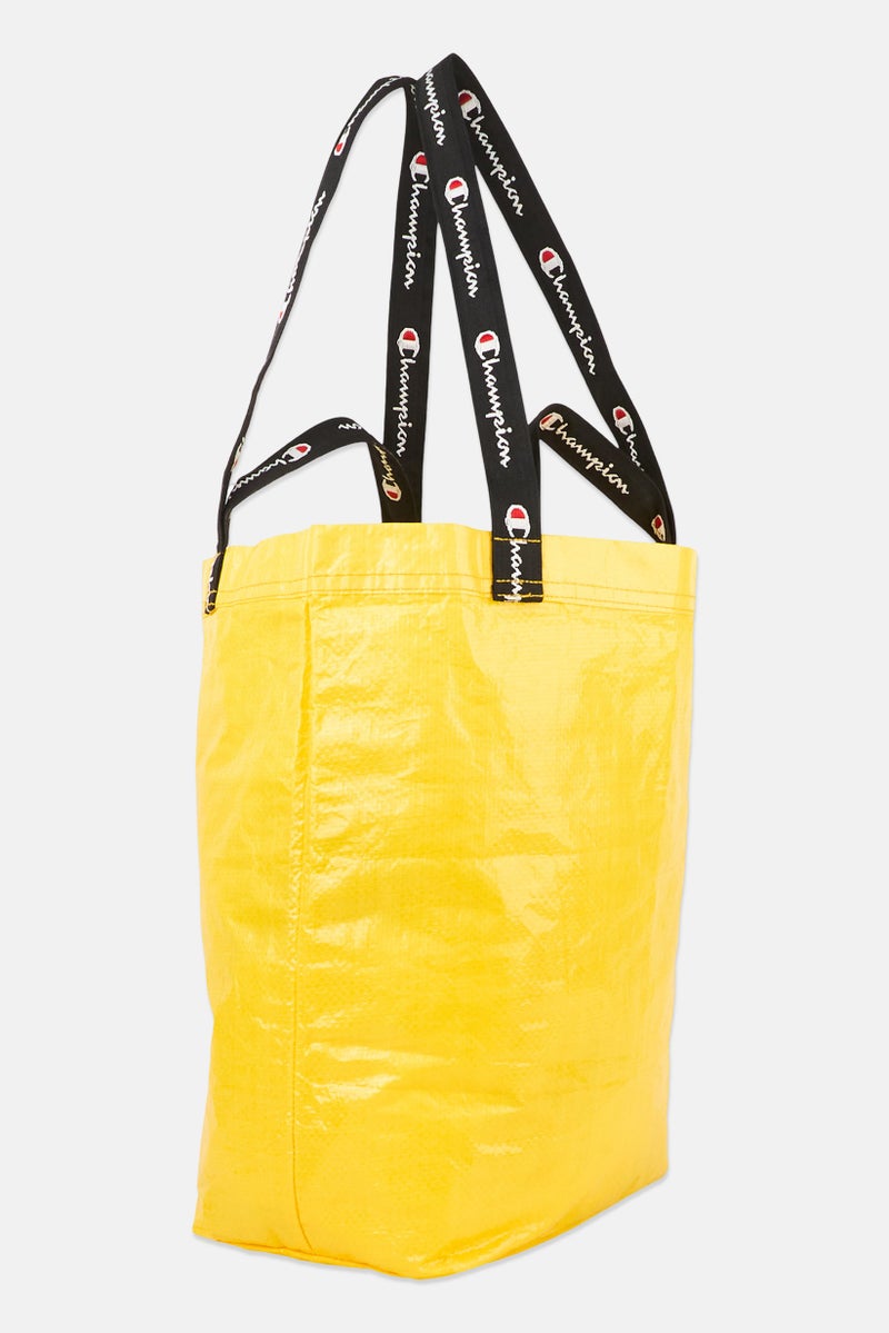 Champion Women Embroidered Logo Tote Bag, Yellow - Image 3