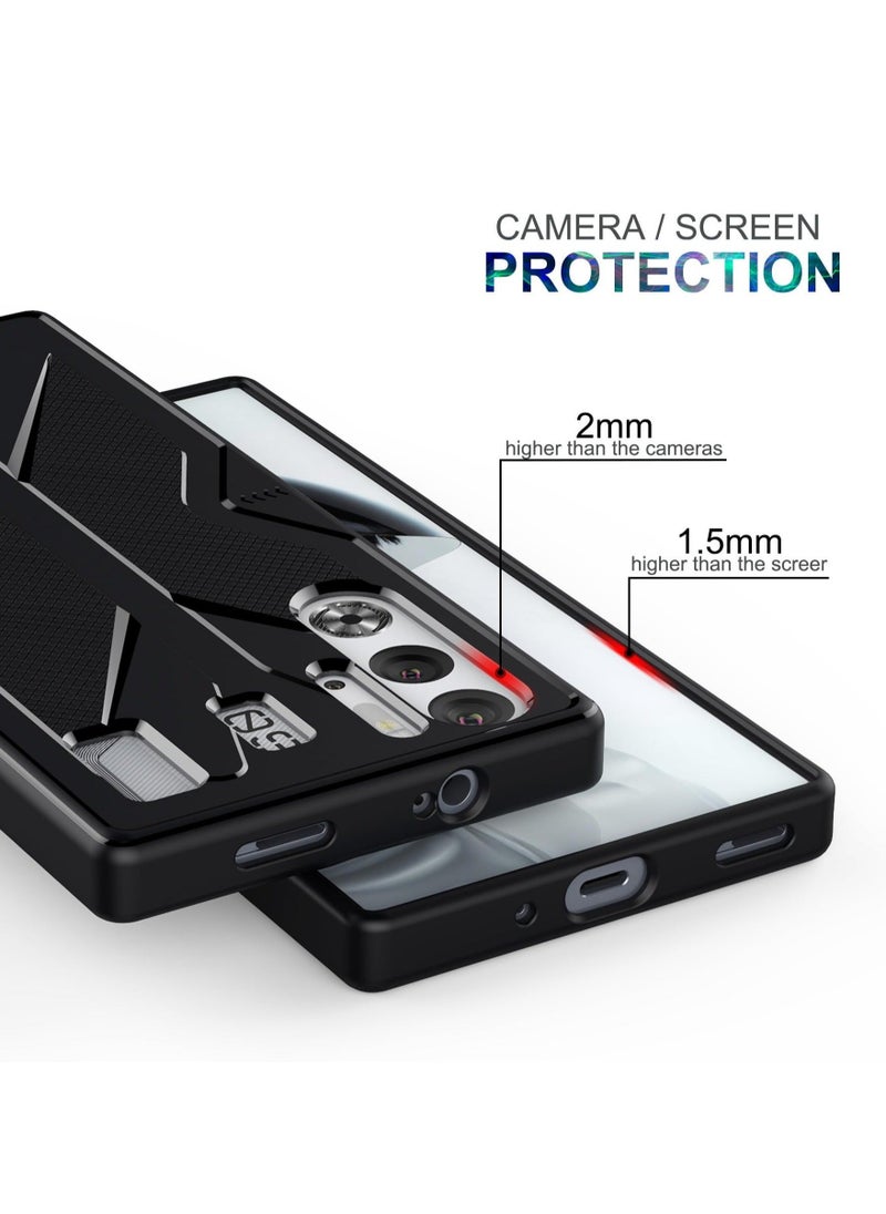 Captaintech Red Magic 9 Pro/Pro+ Case, Slim Flexible TPU Phone Cover, Anti-Scratch and Shockproof for Nubia Redmagic 9 Pro/Pro +, Black  - Image 3