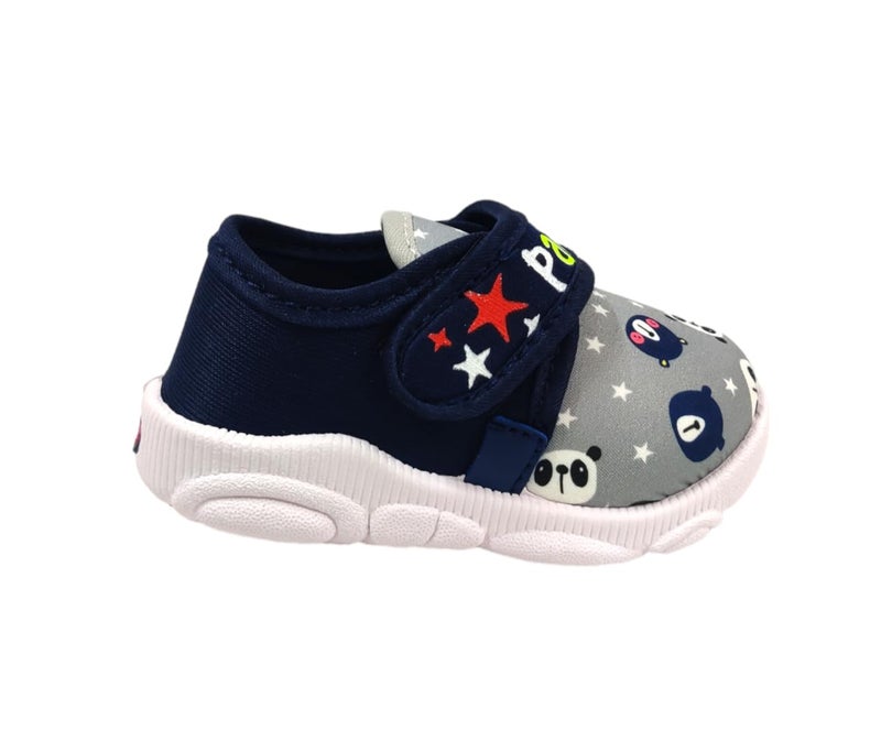Coolz Kids Chu-Chu Sound Musical Shoes Star-11 for Baby Boys and Baby Girls 1-2.5 yrs (Grey, 21 Months) - Image 2