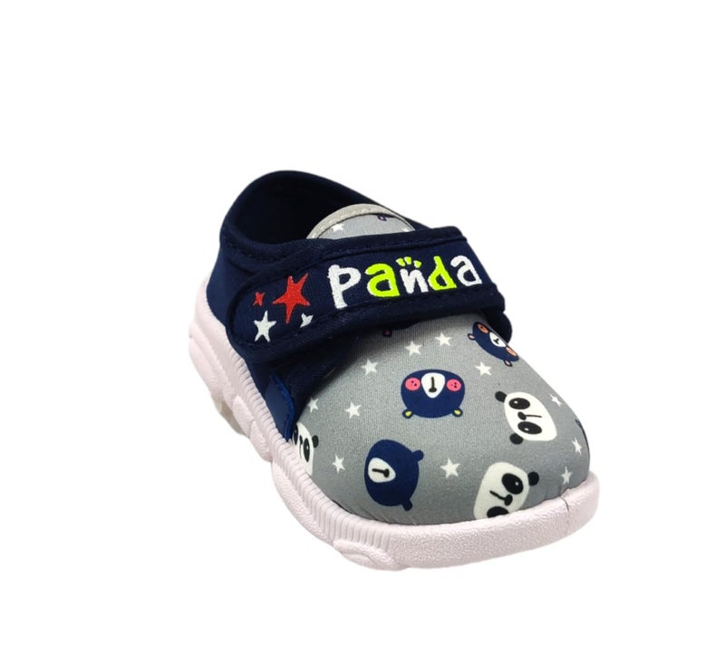 Coolz Kids Chu-Chu Sound Musical Shoes Star-11 for Baby Boys and Baby Girls 1-2.5 yrs (Grey, 21 Months) - Image 1