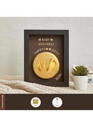 Baby One Year Old Hand Foot Ink Pad Baby Handprint Footprint Photo Frame Full Moon Hundred Days Fetal Hair Souvenir Newborn Gift-Color:❣12inch White Bring In Wealth And Treasure Rabbit (available Before 1 Year Old)❣-Specifications:❣Walnut Color❣ - pzsku/Z06353723F409242FA890Z/45/1745942097/60a15c41-2fc8-4c0c-8f63-29c11a81ff7e