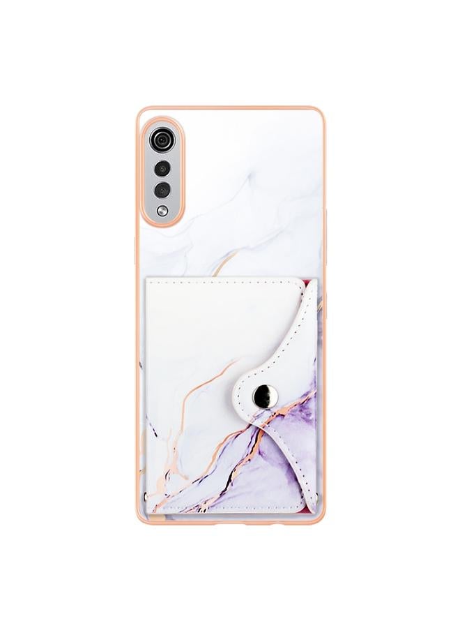 S-TOP Case For LG Velvet 5G / 4G Marble Pattern IMD Card Slot Phone Case - Image 3