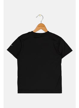 Nike 3Brand by Russell Wilson Kids Boy Brand Logo Short Sleeve Outdoor T-Shirt, Black  - Image 2