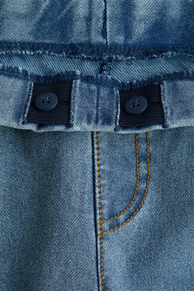 H&M Wide denim-look trousers