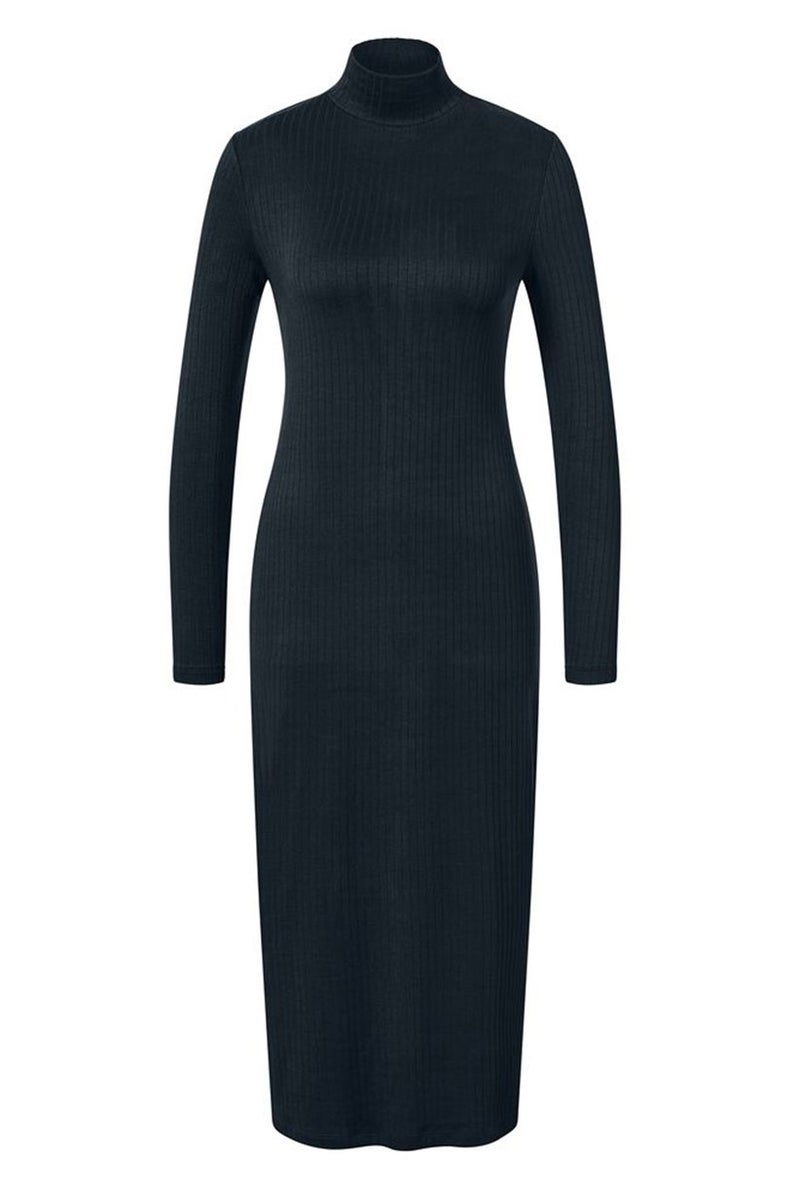 Tchibo فستان سويت شيرت نسائي برقبة مزيفة، كحلي - Image 2