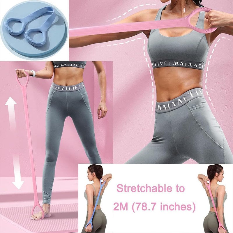 Figure 8 Resistance Band for Arm, Back, and Shoulder Exercises - Blue - Image 3