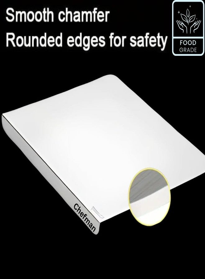 Chefman Multipurpose Chopping Board for Kitchen Medium Size Non-Slip and Rust-Proof Design Safe and Comfortable Use Ideal for Cutting Veges, Meat & Fruit Stainless Steel Food Grade - Image 2
