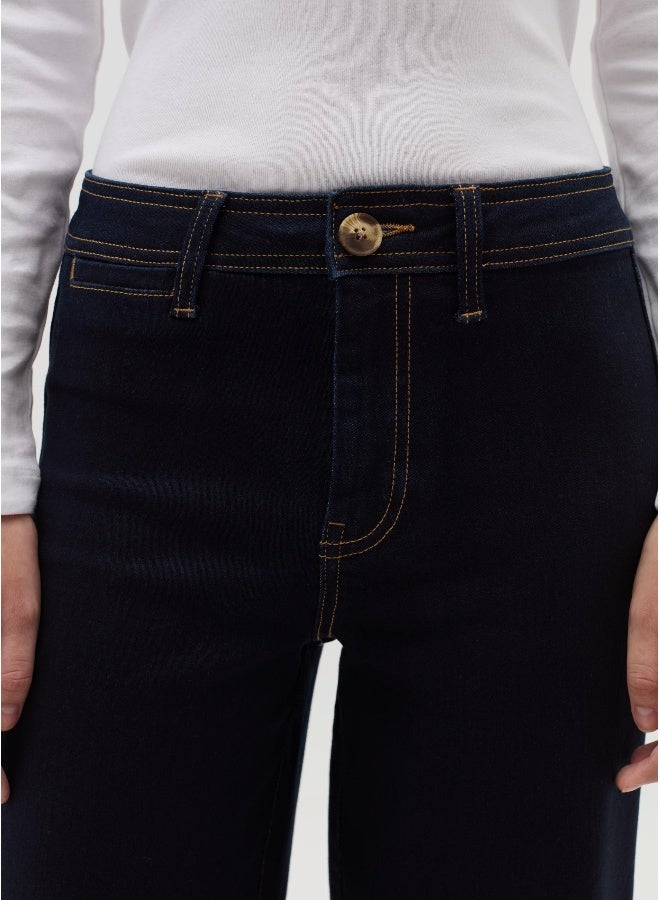 Ovs Wide-leg culotte jeans - Image 4