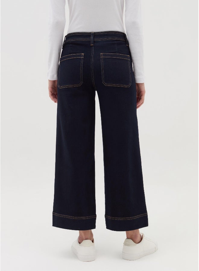 Ovs Wide-leg culotte jeans - Image 3