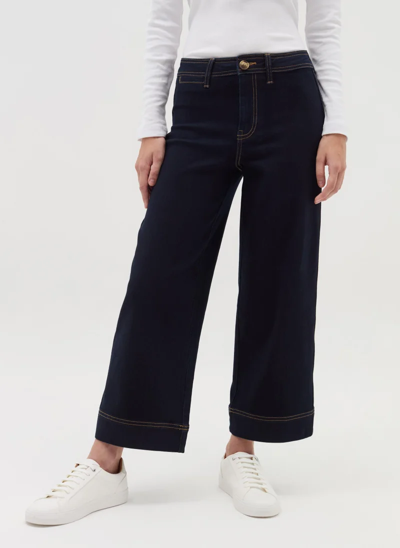 Ovs Wide-leg culotte jeans